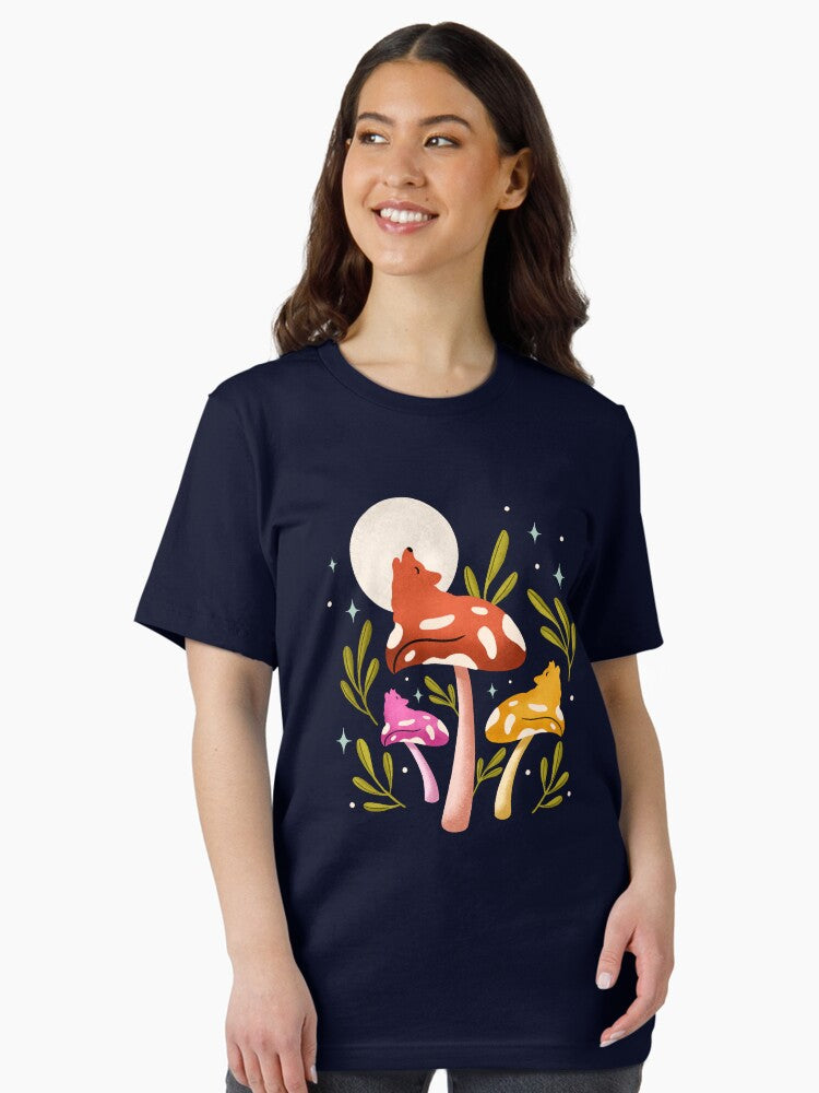 Mushroom and Moonlight Essential T-Shirt
