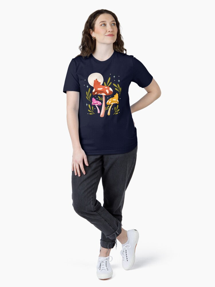 Mushroom and Moonlight Essential T-Shirt
