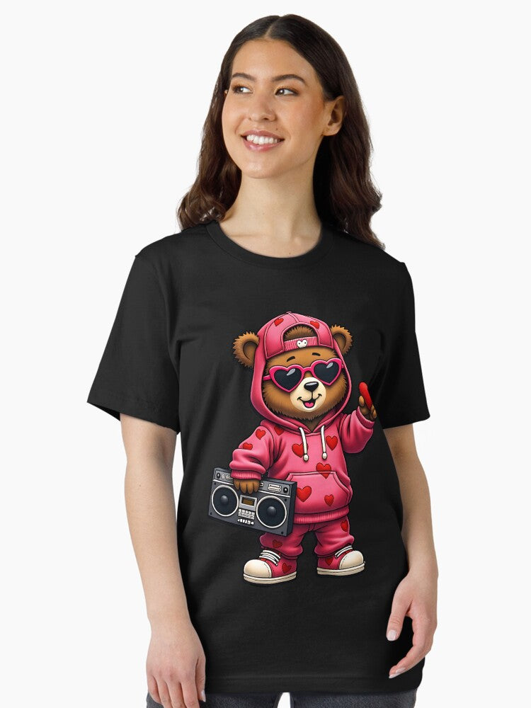 Pink Valentine's Teddy Bear Hip Hop Kids Girls Love hip hop,Meme Internet Memes Essential T-Shirt