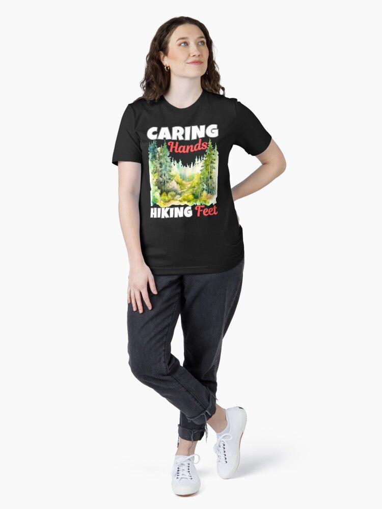 Caring Hands, Hiking Feet Essential T-Shirt