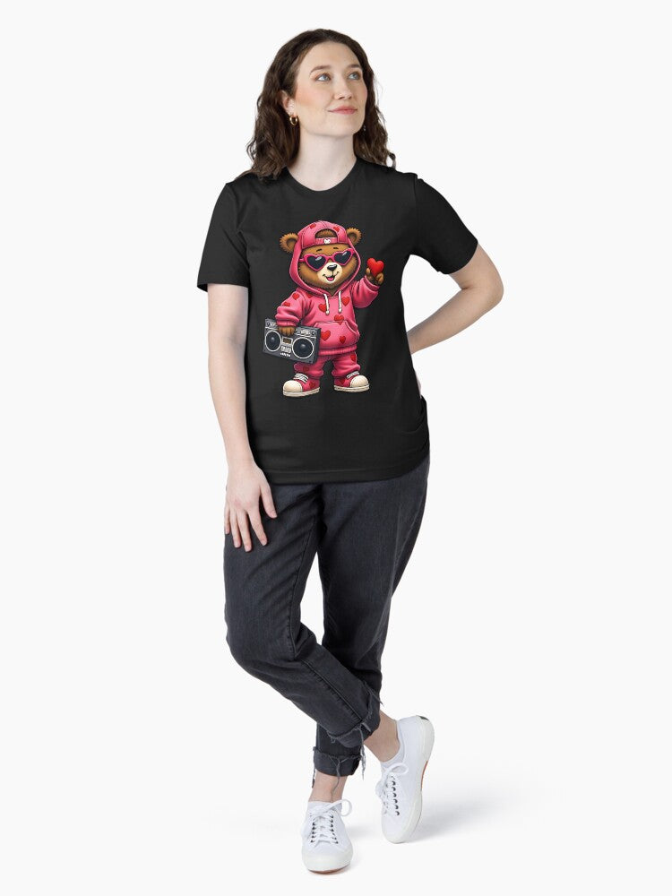 Pink Valentine's Teddy Bear Hip Hop Kids Girls Love hip hop,Meme Internet Memes Essential T-Shirt