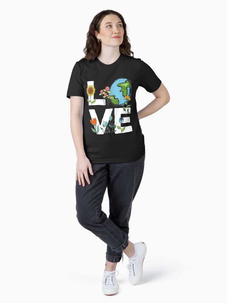 Love Our World Planet Earth Day Shirt Earth Day 2021 Shirt Essential T-Shirt