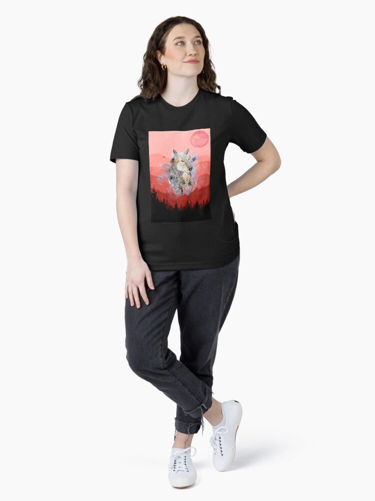 Watercolor wolf Essential T-Shirt