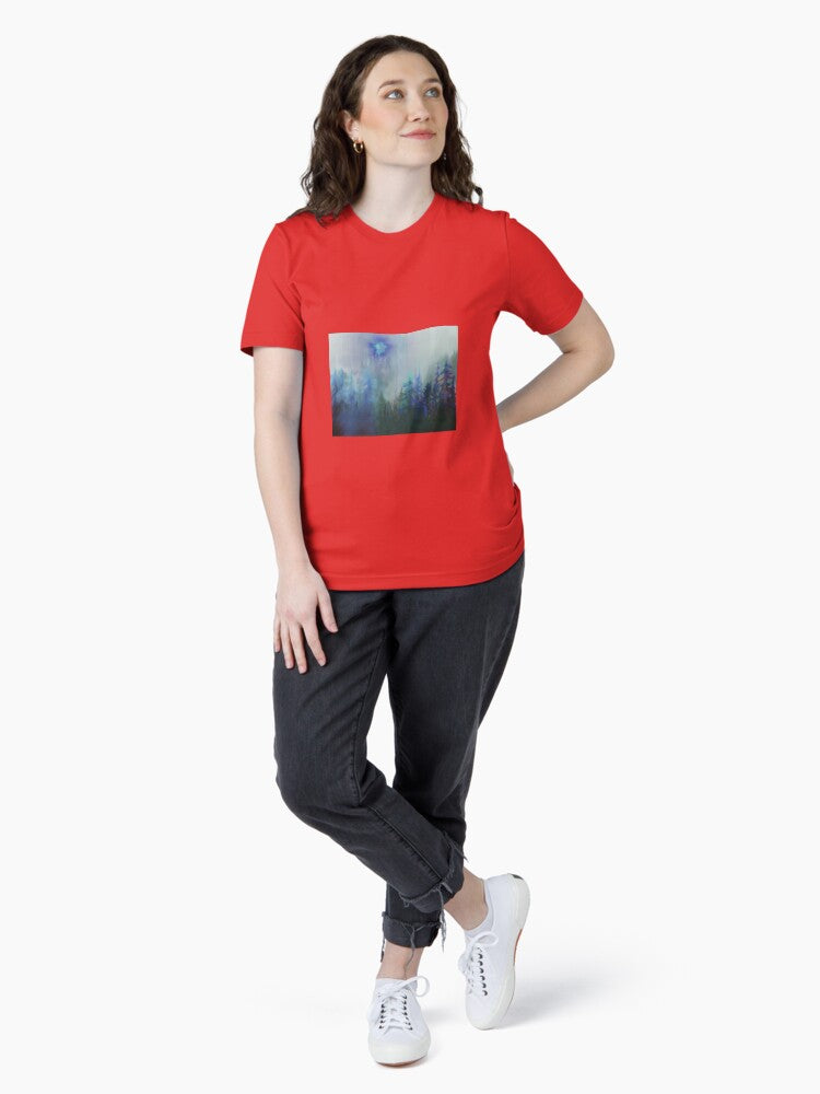 Floating above my home in the canyon was this ball of blue and green light. Essential T-Shirt