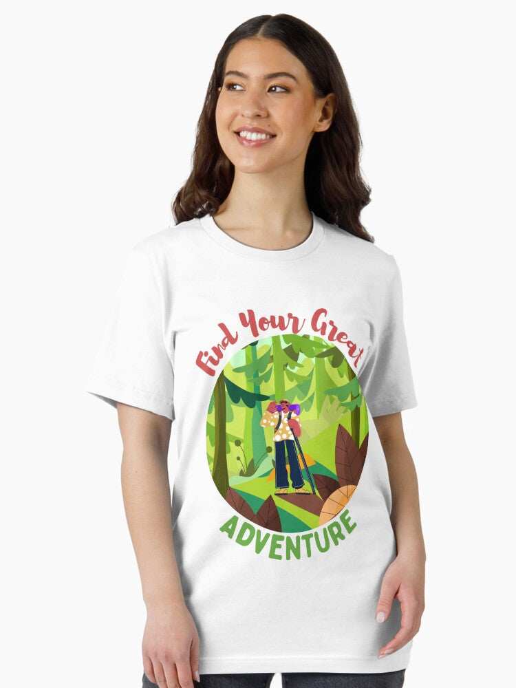 forest adventure background colorful cartoon sketch Essential T-Shirt