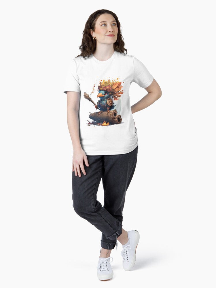 cute turkey bird happy Essential T-Shirt Style002