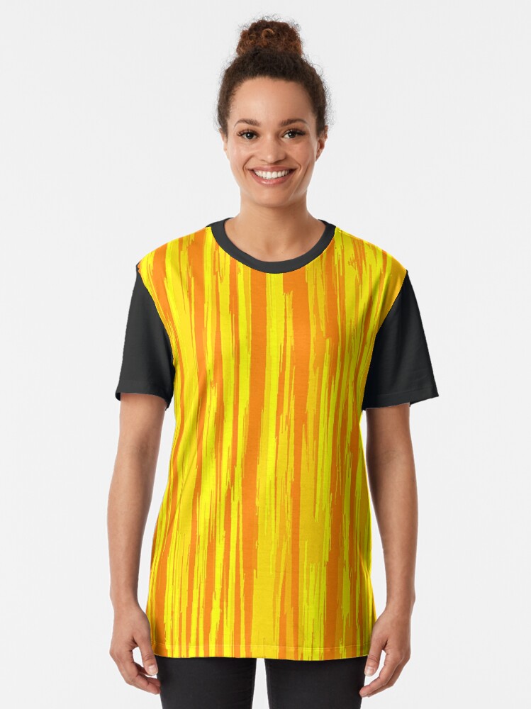 Wood Print Graphic T-Shirt