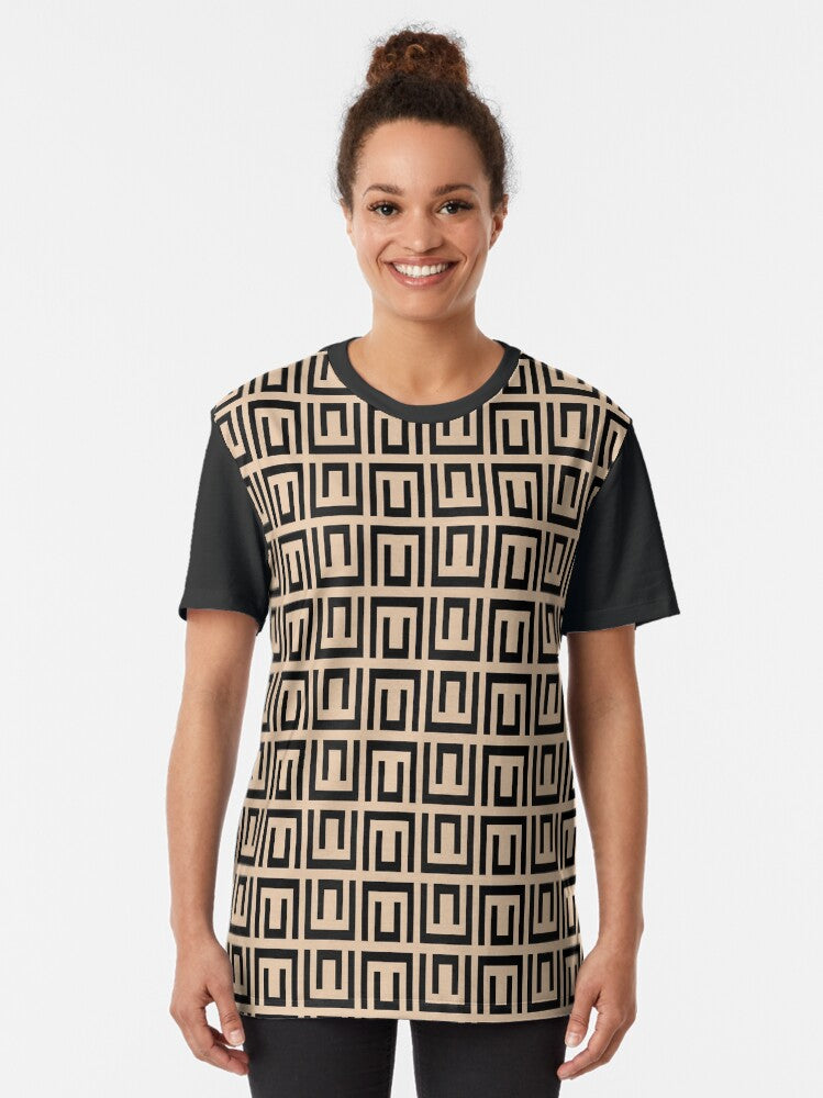 Plug Pattern Graphic T-Shirt