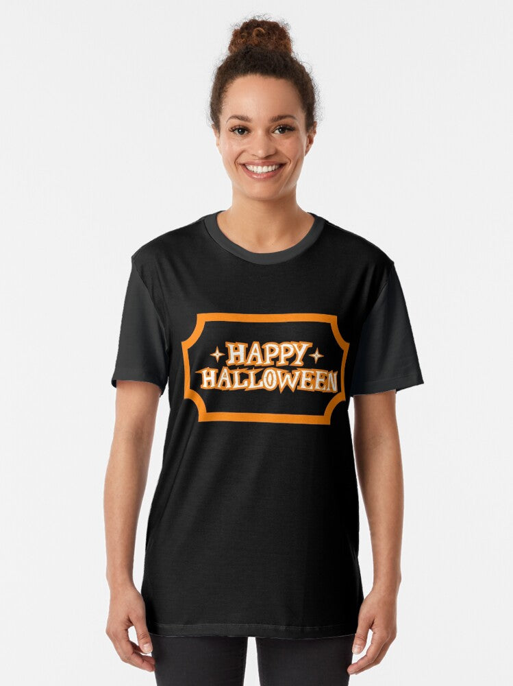 Happy Halloween Graphic T-Shirt Style001