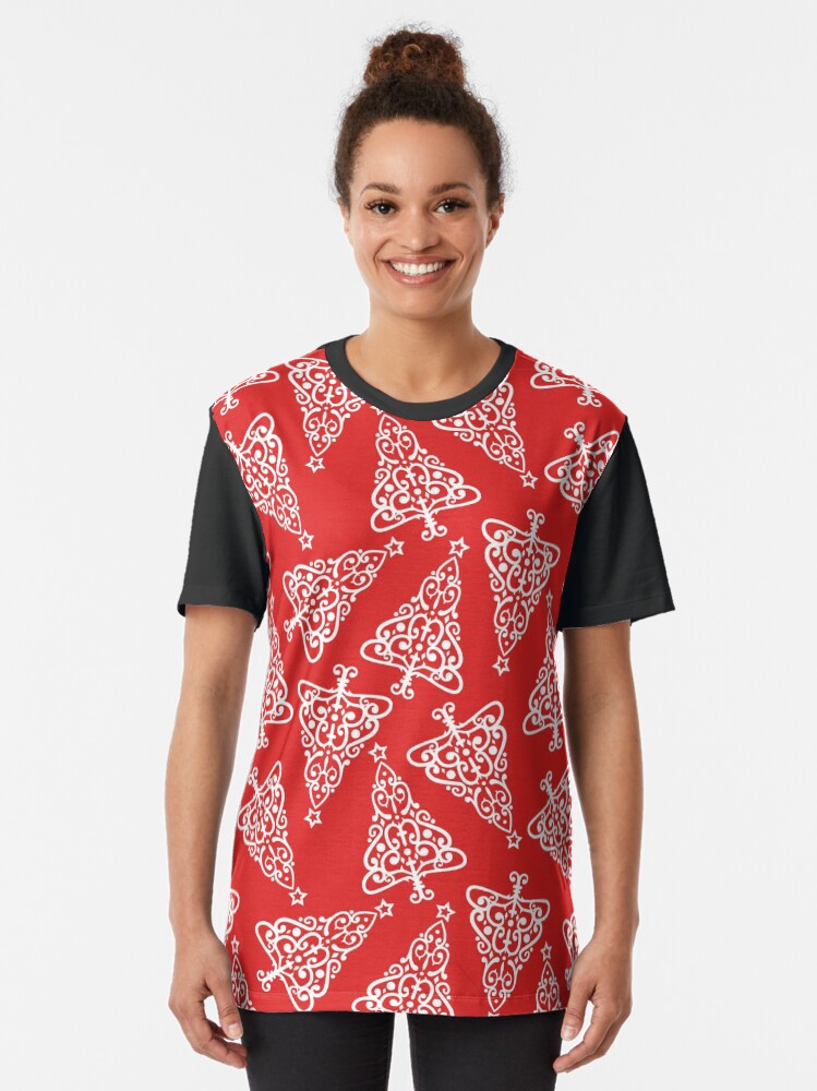 Christmas Seamless Pattern Set Graphic Graphic T-Shirt Style005