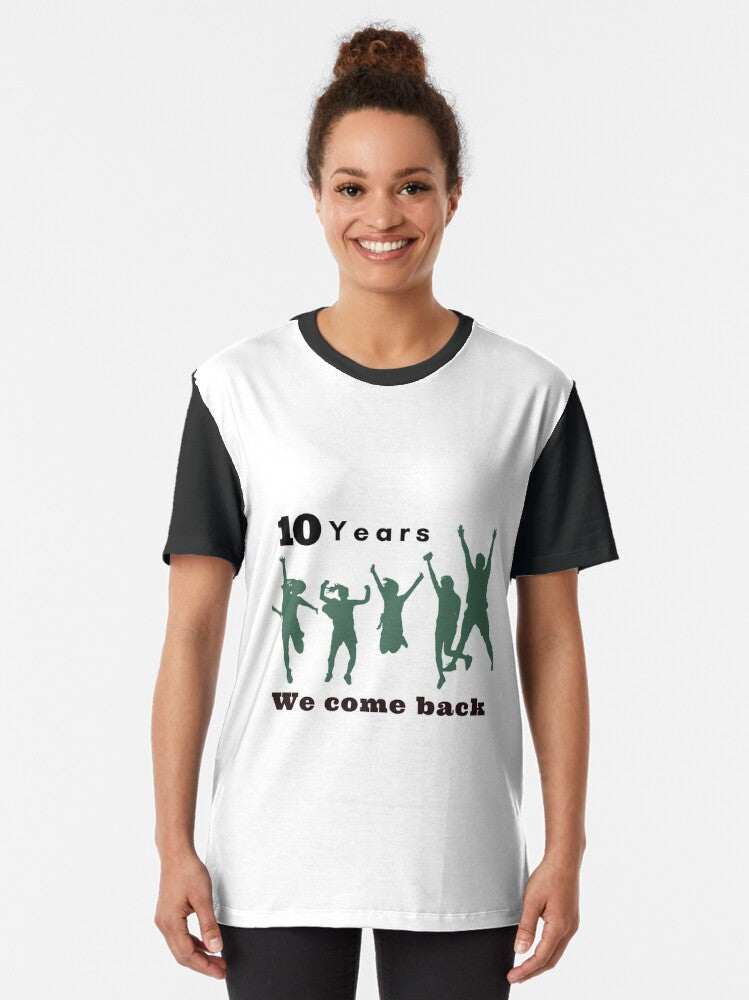 10 years we come back. One direction boy brand songs Graphic T-Shirt