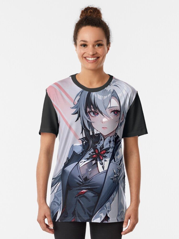 Arlecchino Genshin Impact Graphic T-Shirt