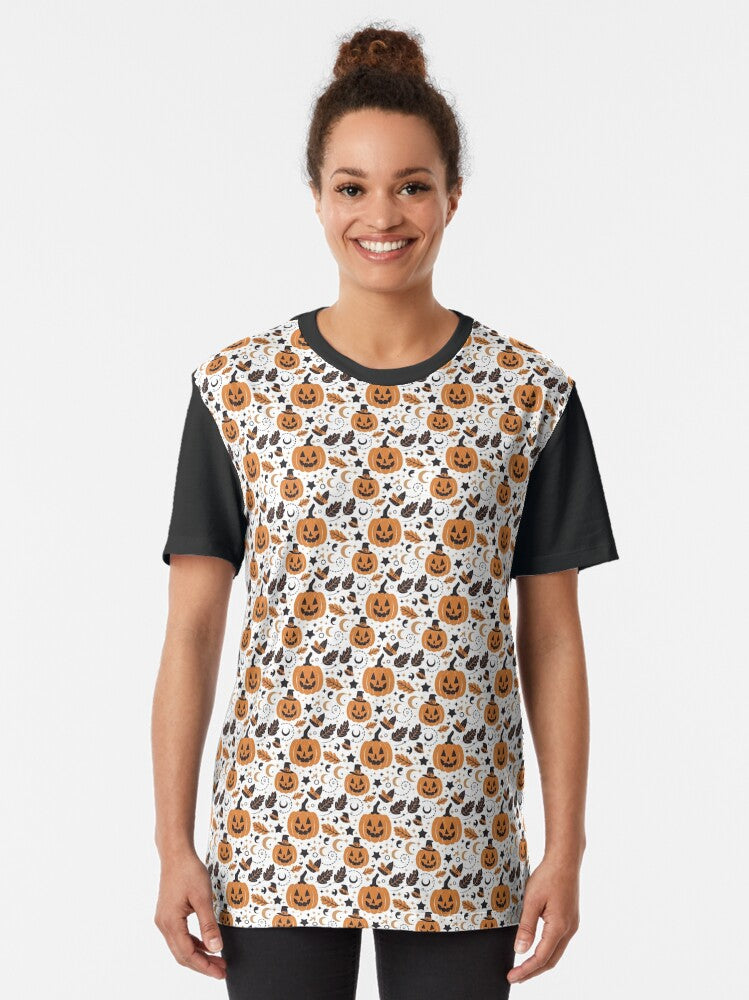 Halloween Pumpkins Graphic T-Shirt