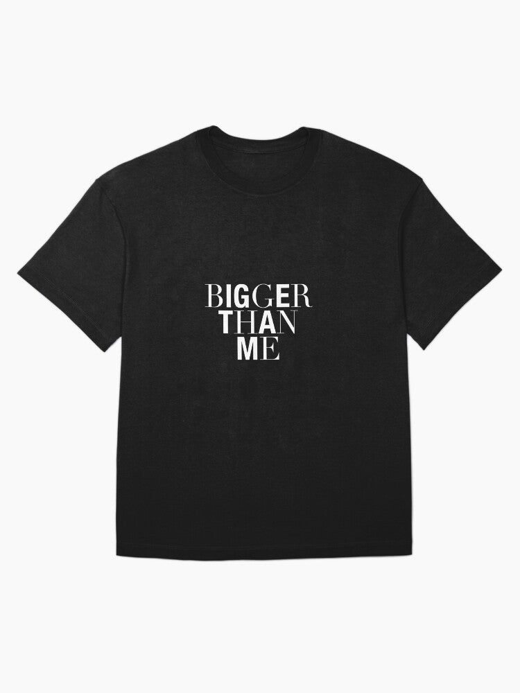 Bigger Than Me Text- Louis Tomlinson Inspired by Faith In The Future Oversized T-Shirt