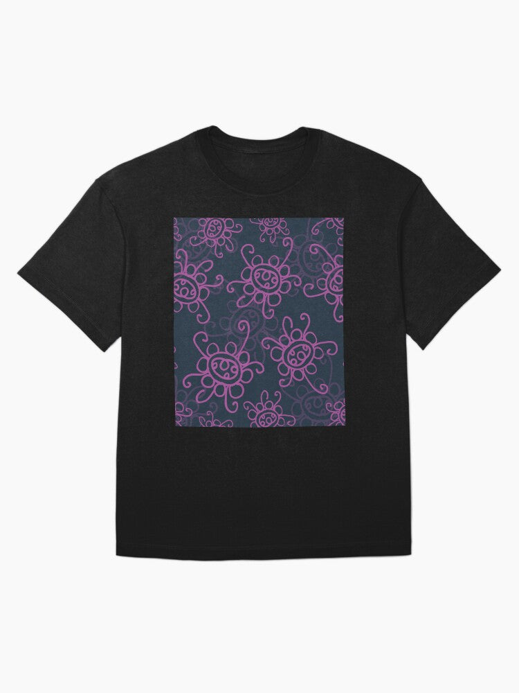 Patterns Graphic Oversized T-Shirt Style002