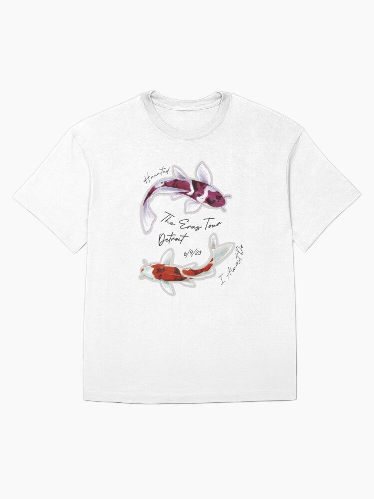 Eras Detroit 1 Surprise Song Koi Fish Oversized T-Shirt