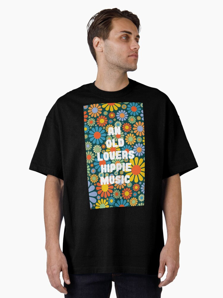 Canyon Moon - An Old Lovers Hippie Music Oversized T-Shirt