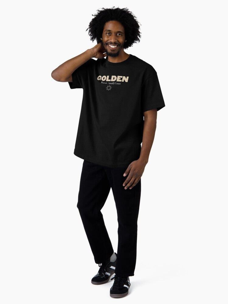 Golden, Amalfi Coast Oversized T-Shirt