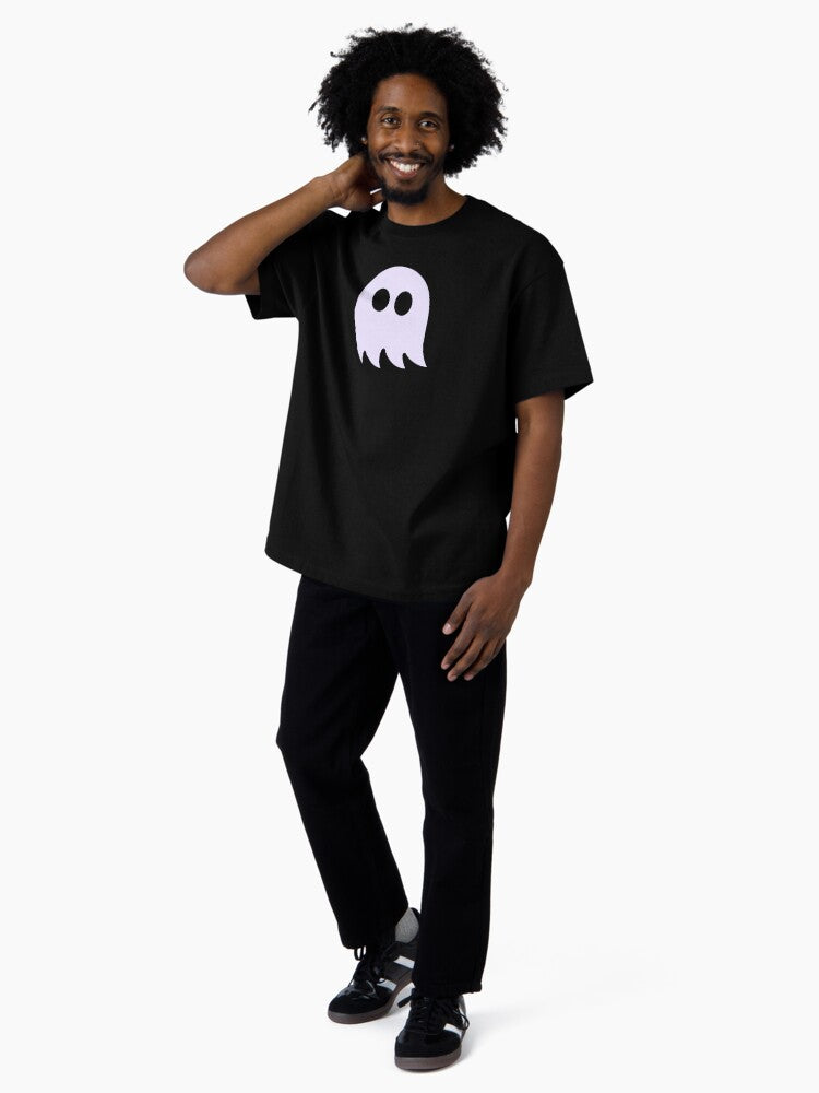Spooky Cute Ghost Creepy Spirit Chibi Halloween Oversized T-Shirt
