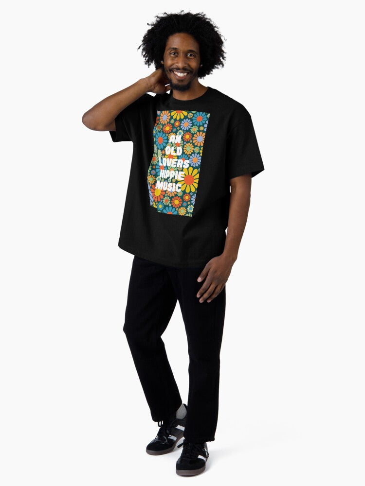Canyon Moon - An Old Lovers Hippie Music Oversized T-Shirt