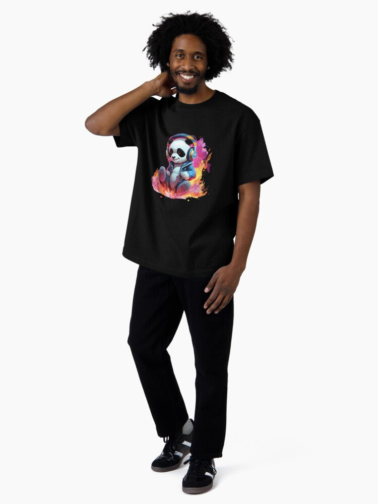 Trendy Artwork for Urban Vibes Oversized T-Shirt