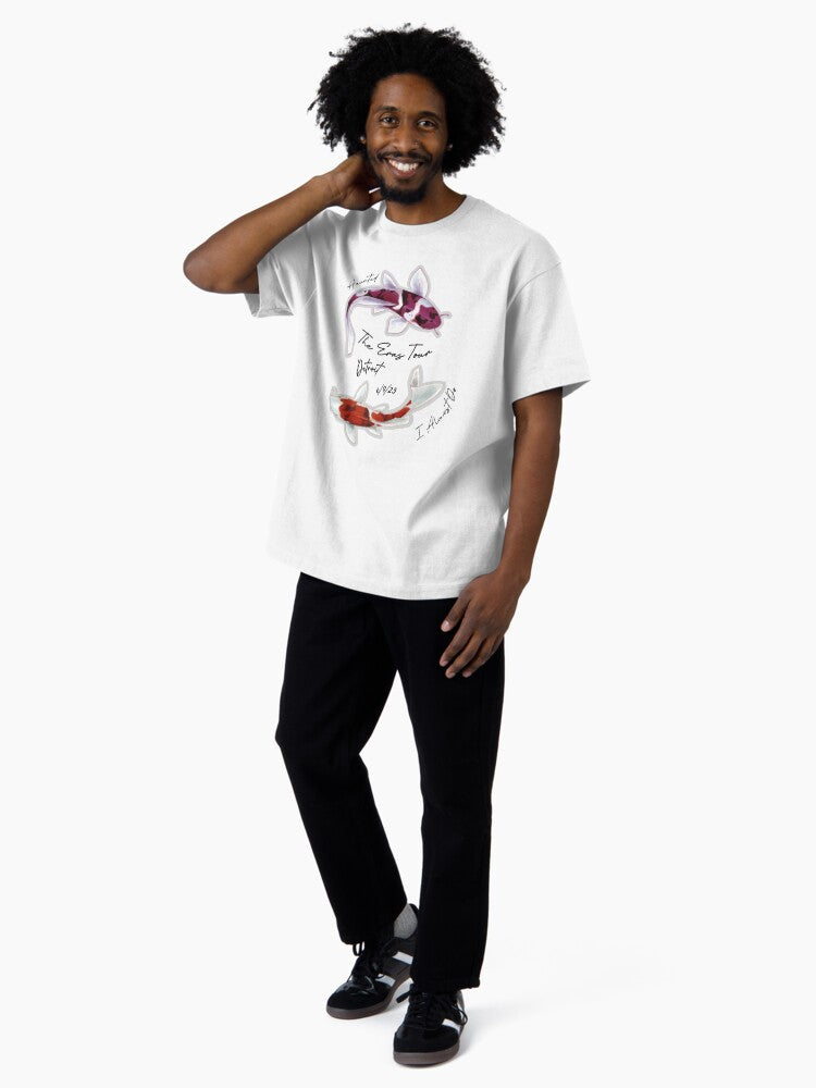 Eras Detroit 1 Surprise Song Koi Fish Oversized T-Shirt