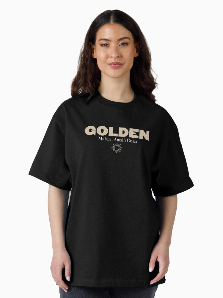 Golden, Amalfi Coast Oversized T-Shirt