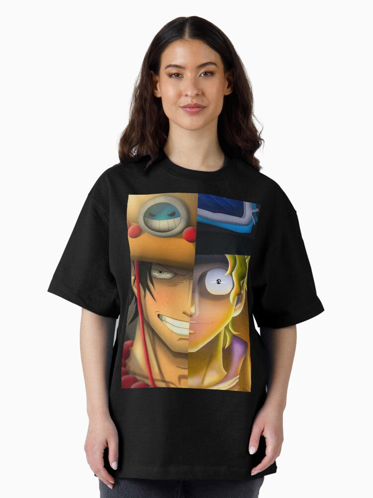 Ace and sabo Oversized T-Shirt Style001