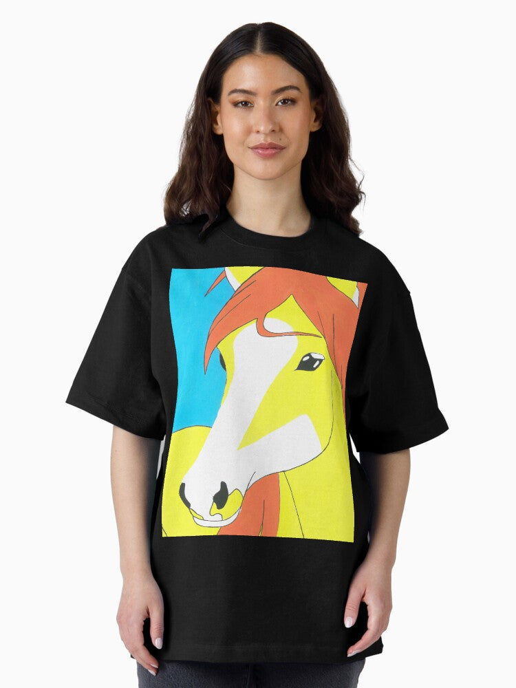 Autumn horse spirit Oversized T-Shirt