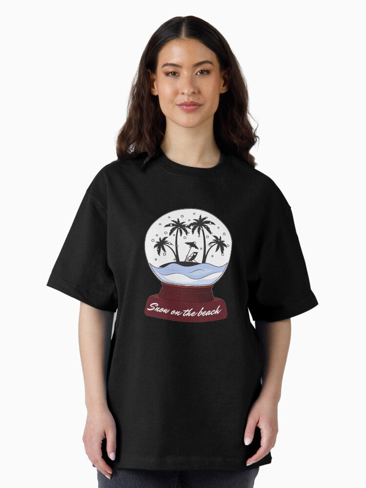 snow on the beach Oversized T-Shirt Style002