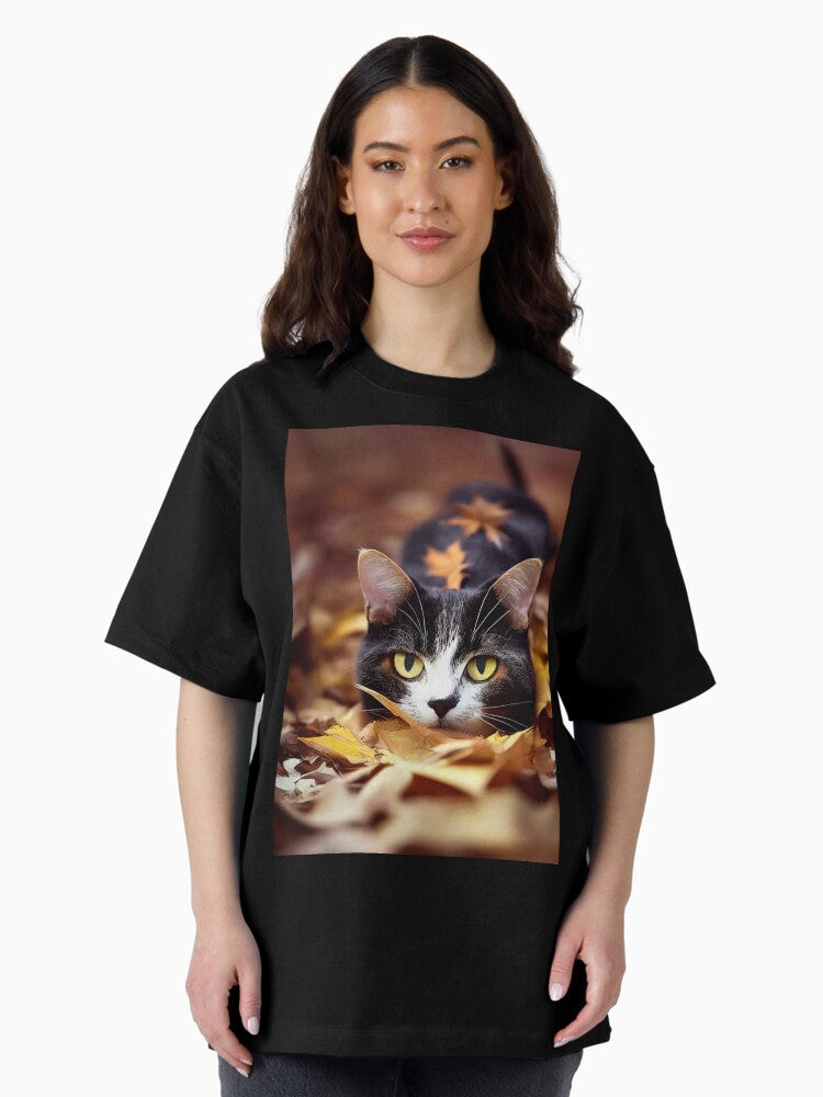 Cat Attack Oversized T-Shirt