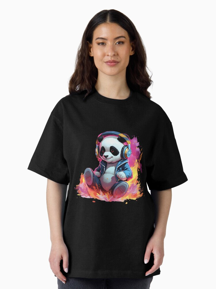Trendy Artwork for Urban Vibes Oversized T-Shirt