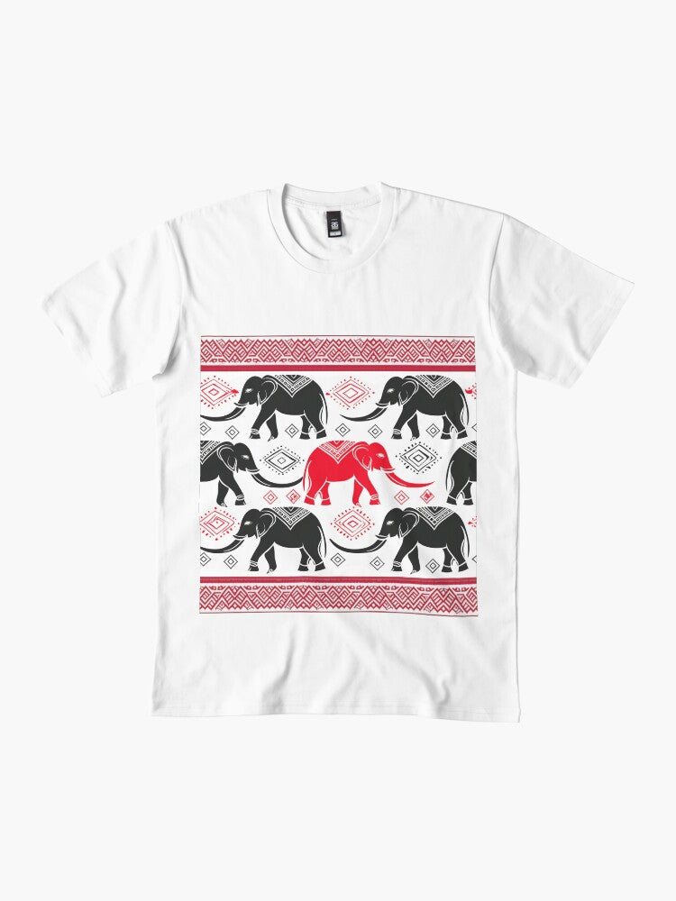 Elephant graphic patterns bring the spirit of Southeast Asia with you. Premium T-Shirt