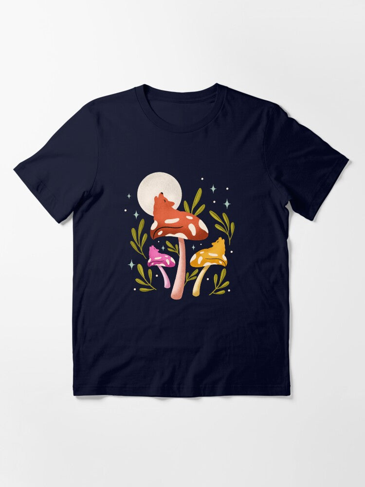 Mushroom and Moonlight Essential T-Shirt