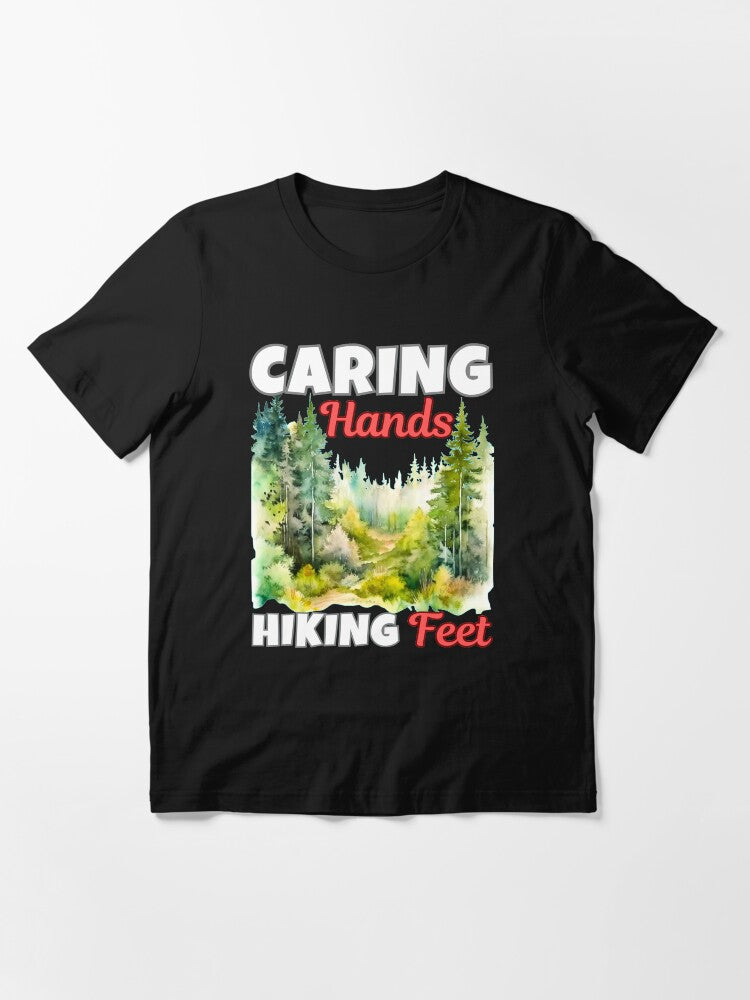 Caring Hands, Hiking Feet Essential T-Shirt