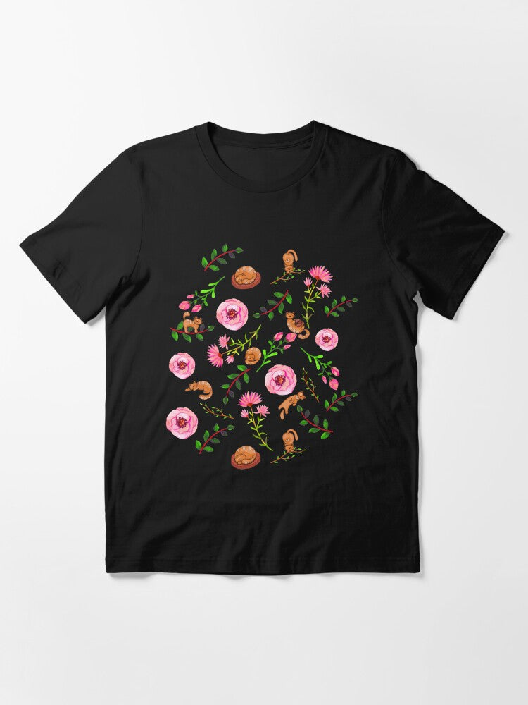 Cats among roses Essential T-Shirt
