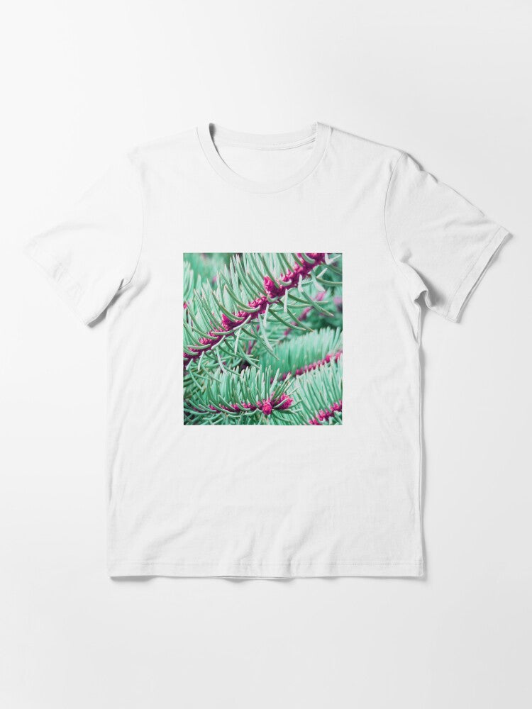 Green And Pink Pine Needles Essential T-Shirt