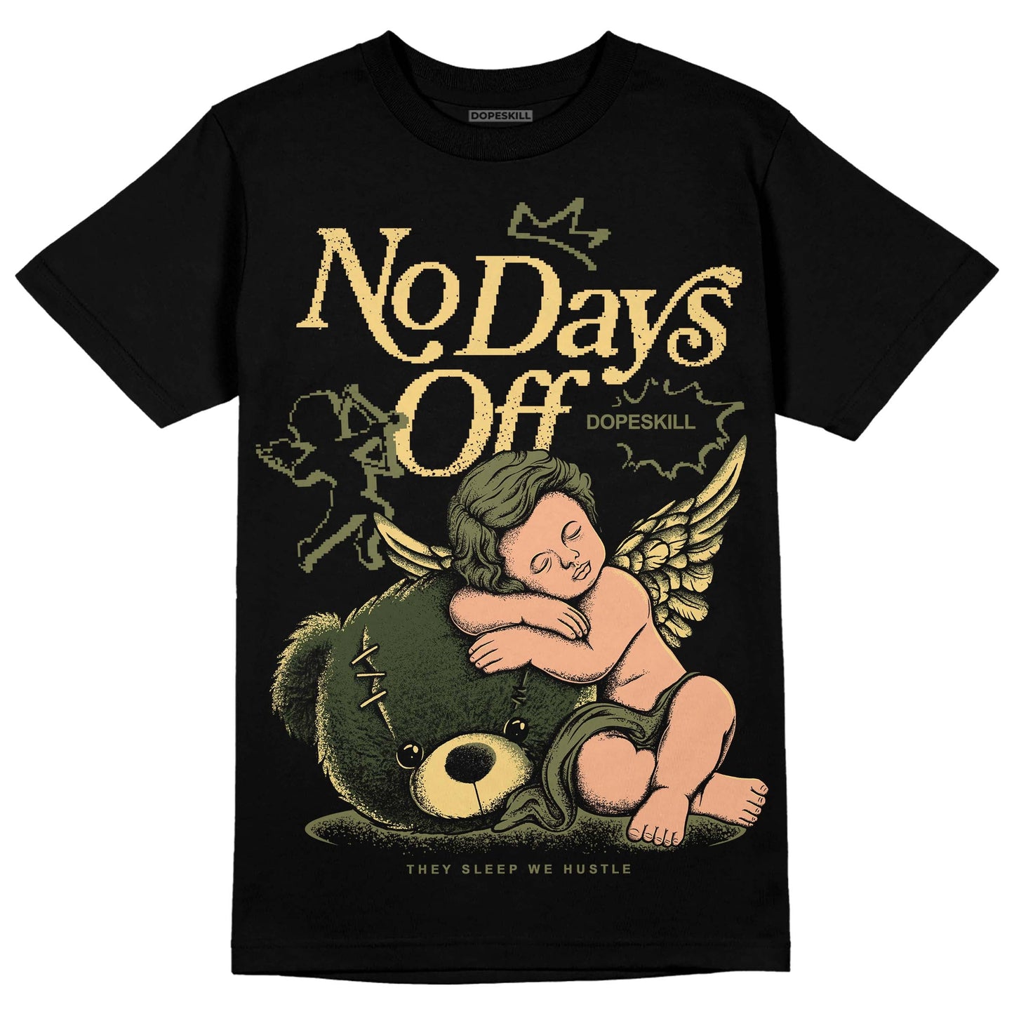 Craft Olive 4s DopeSkill T-Shirt New No Days Off Graphic