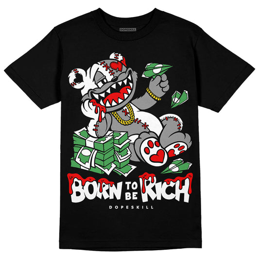 Dunk Panda White Black DopeSkill T-Shirt Born To Be Rich Graphic