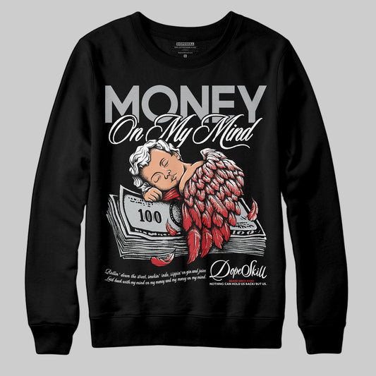 Black Cement 3s DopeSkill Sweatshirt MOMM Graphic