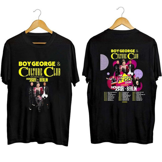 Howard Jones 2023 Tour Png, Boy George With Culture Shirt