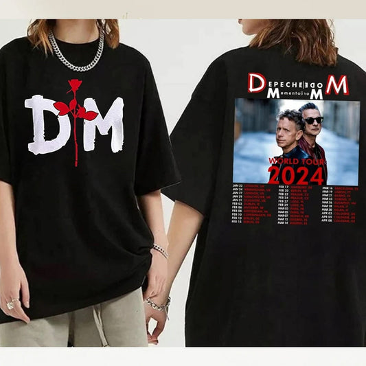Depeche Mode Memento Mori World 2024 Tour Double Sided Shirt