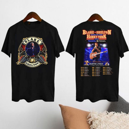 2024 Blake Shelton Back to the Honky Tonk Tour Shirt