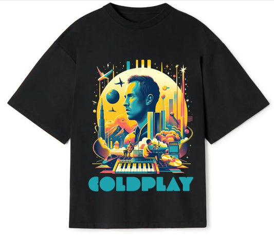 Coldplay Oversized T-Shirt Style001