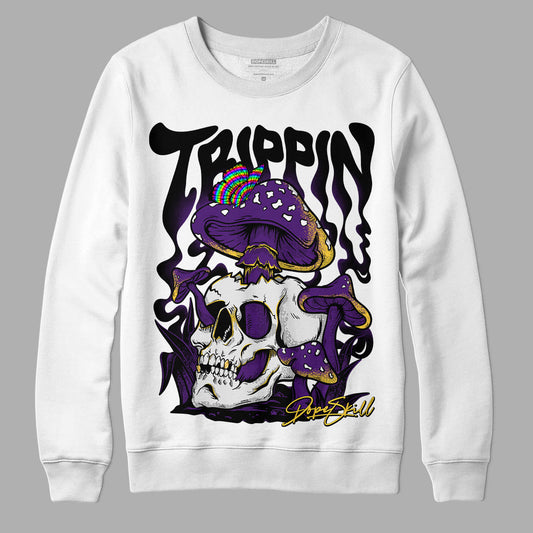 Field Purple 12s DopeSkill Sweatshirt Trippin Graphic