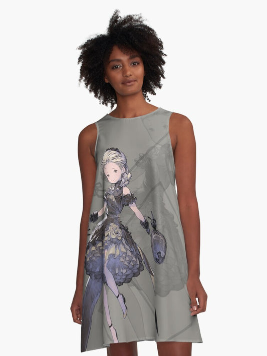 Fio - Celebratory Girl (Nier Reincarnation) A-Line Dress