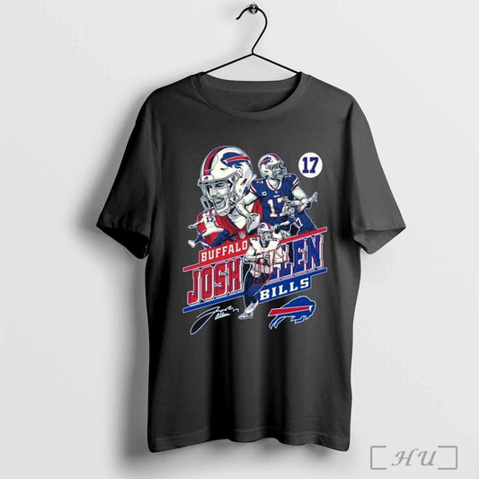 Buffalo Bills Josh Allen Forever Number 17 True Legends In Our Hearts Signature t-shirt