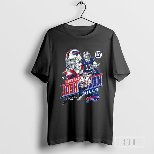 Buffalo Bills Josh Allen Forever Number 17 True Legends In Our Hearts Shirt