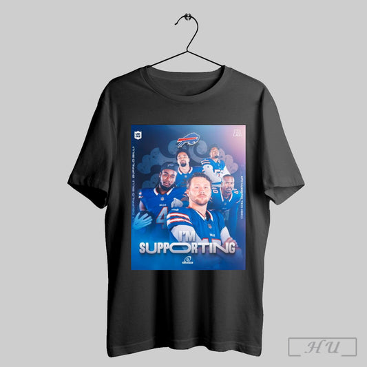 Buffalo Bills Im Supporting Afc Number Two Seed In The Nfl Playoffs 2024 Poster T Shirt