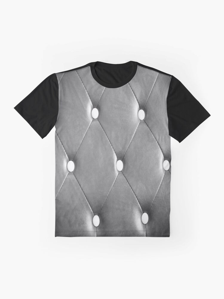 abstract leather padded leather Graphic T-Shirt